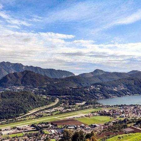 The View Cademario Lake Lugano Apartment With Private Parking & Self Check-In Bagian luar foto